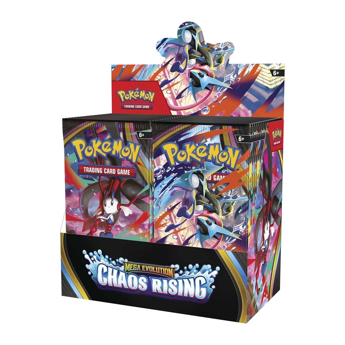 PRE-ORDER — Pokémon Mega Evolution: Chaos Rising Booster Display Box (36 Packs)
