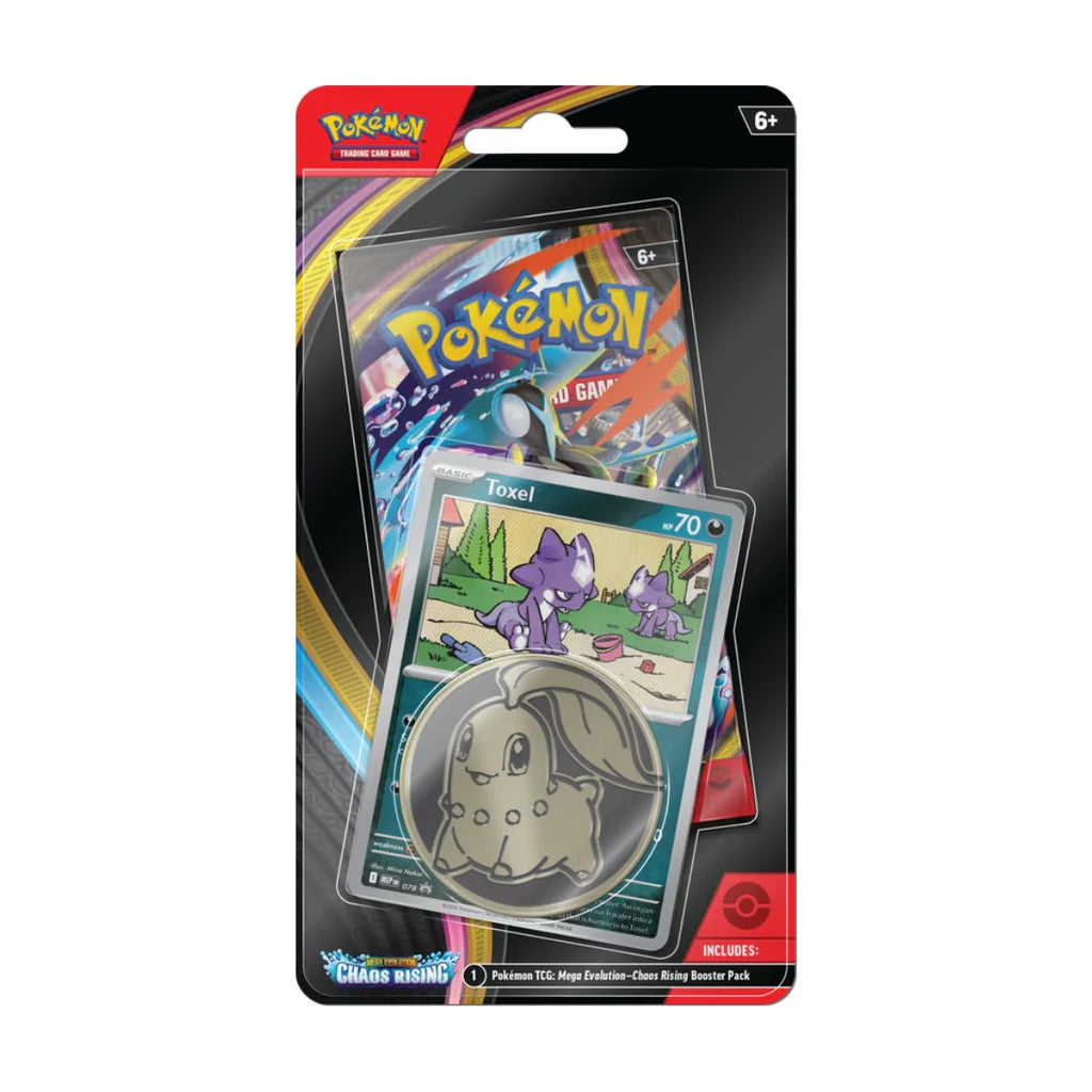 PRE-ORDER — Pokémon Mega Evolution: Chaos Rising Checklane Blister